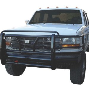 Cattleman’s Bumper, One Piece Design, Mounting Hardware Included, With Grille Guard, Without Winch Mount, Without Fog Light Cutouts – 2325P