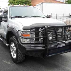 Cattleman’s Bumper, One Piece Design, Mounting Hardware Included, With Grille Guard, Without Winch Mount, Without Fog Light Cutouts – 2358P