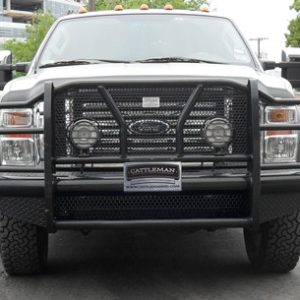 Cattleman’s Bumper, One Piece Design, Mounting Hardware Included, With Grille Guard, Without Winch Mount, Without Fog Light Cutouts – 2358P