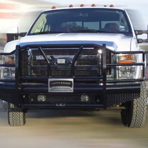 Cattleman’s Bumper, One Piece Design, Mounting Hardware Included, With Grille Guard, Without Winch Mount, Without Fog Light Cutouts – 2358PR