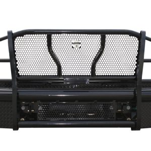 Cattleman’s Bumper, One Piece Design, Mounting Hardware Included, With Grille Guard, Without Winch Mount, Without Fog Light Cutouts – 2358PR