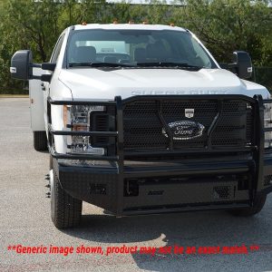Cattleman’s Bumper, One Piece Design, Mounting Hardware Included, With Grille Guard, Without Winch Mount, Without Fog Light Cutouts – 2367P