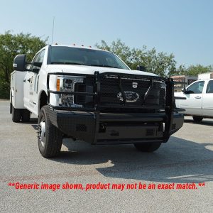 Cattleman’s Bumper, One Piece Design, Mounting Hardware Included, With Grille Guard, Without Winch Mount, Without Fog Light Cutouts – 2367P