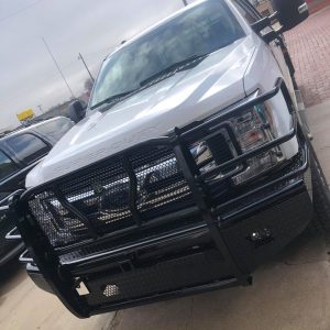 Cattleman’s Bumper, One Piece Design, Mounting Hardware Included, With Grille Guard, Without Winch Mount, Without Fog Light Cutouts – 2367PR