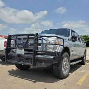 Cattleman’s Bumper, One Piece Design, Mounting Hardware Included, With Grille Guard, Without Winch Mount, Without Fog Light Cutouts – 2368P