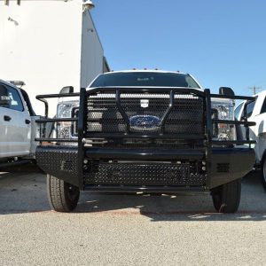 Cattleman’s Bumper, One Piece Design, Mounting Hardware Included, With Grille Guard, Without Winch Mount, Without Fog Light Cutouts – 2370P