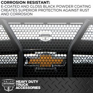 Cattleman’s Bumper, One Piece Design, Mounting Hardware Included, With Grille Guard, Without Winch Mount, Without Fog Light Cutouts – 2370PS