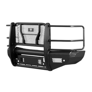 Cattleman’s Bumper, One Piece Design, Mounting Hardware Included, With Grille Guard, Without Winch Mount, Without Fog Light Cutouts – 2370PS