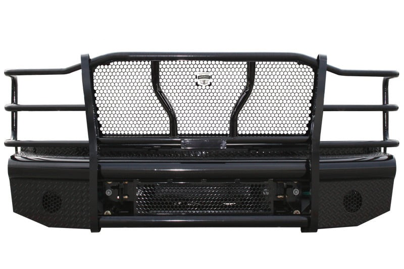 Cattleman’s Bumper, One Piece Design, Mounting Hardware Included, With Grille Guard, Without Winch Mount, Without Fog Light Cutouts – 2407P