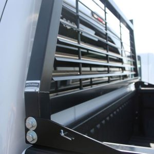 Cattleman’s Headache Rack, Contractor Series, Louvered, Powder Coated, Black, Steel – 253B