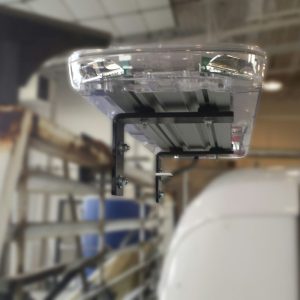 Cattleman’s Light Bar Mounting Kit, Roof Mount, Mounts One Light Bar, Painted, Black, Steel – 2996