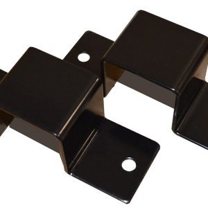 Cattleman’s Light Bar Mounting Kit, Tube Mount, Mounts One Light Bar, Painted, Black, Steel – 2997