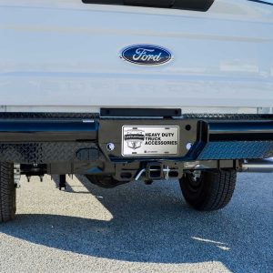Cattleman’s Bumper, Pipe Series, One Piece Design, Mounting Hardware Included, Without Light Cutouts – 4395