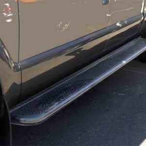 Cattleman’s Running Board, Painted, Black, Steel, Unlighted, Body Mount – 87C316