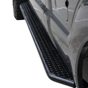 Cattleman’s Running Board, Painted, Black, Steel, Unlighted, Body Mount – 87F522