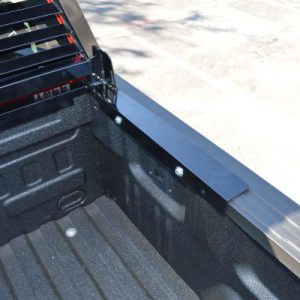 Cattleman’s Headache Rack, Louvered with Window Cutout, Painted, Black, Steel, Can Be Used with a Cross Over Tool Box – CR210BO