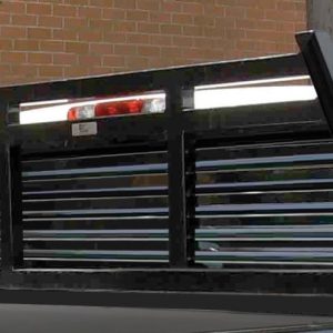 Cattleman’s Headache Rack, HD, Louvered, Powder Coated, Black, Steel – CR201