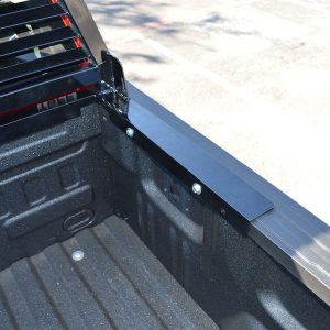 Cattleman’s Headache Rack, Powder Coated, Black, Steel, With Mounting Kit, With Louvers, With Window Cutout – FR201L