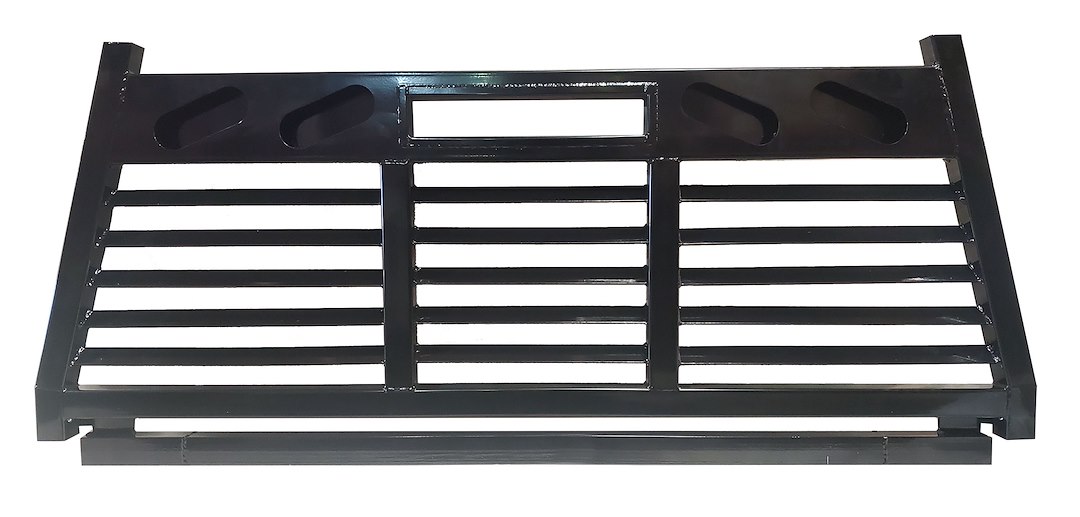 Cattleman’s Headache Rack, HD, Louvered, Powder Coated, Black, Steel – FR208LBO