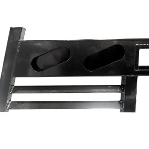 Cattleman’s Headache Rack, Powder Coated, Black, Steel, With Mounting Kit, With Louvers, With Window Cutout – FR302L