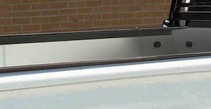Cattleman’s Bed Side Rail, Powder Coated, Black, Steel, Not Compatible with Tool Box – RC30NR
