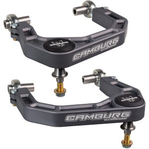 Camburg Control Arm, Kinetik, Boxed, Adjustable, Gray, Billet Aluminum, With Uni-Ball Bearing, Set of 2 – CAM-110214-GRY