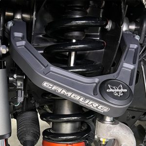 Camburg Control Arm, Kinetik, Boxed, Adjustable, Gray, Billet Aluminum, With Uni-Ball Bearing, Set of 2 – CAM-110233-GRY