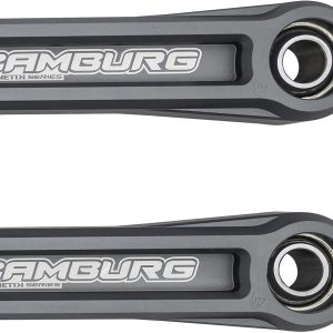 Camburg Control Arm, Kinetik, Boxed, Non-Adjustable, Gray, Billet Aluminum, With Uni-Ball Bearing, Set of 2 – CAM-120032-GRY