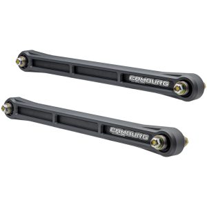 Camburg Control Arm, Kinetik, Boxed, Non-Adjustable, Gray, Billet Aluminum, With Uni-Ball Bearing, Set of 2 – CAM-120032-GRY