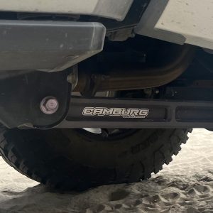 Camburg Control Arm, Kinetik, Boxed, Non-Adjustable, Gray, Billet Aluminum, With Uni-Ball Bearing, Set of 2 – CAM-120032-GRY