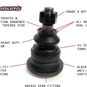 Camburg Control Arm, Tubular, Non-Adjustable, Black, 4130 Chromoly, With X-Joint Ball Joint, Set of 2 – CAM-310083