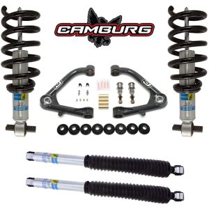 Camburg Leveling Kit Suspension, 0 to 2-1/2 Inch Lift, Coil Over Shock Absorbers – CAM-210094-U