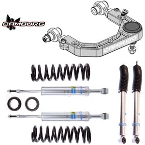 Camburg Leveling Kit Suspension, 1 to 2-1/2 Inch Lift, Coil Over Shock Absorbers – CAM-310091-K
