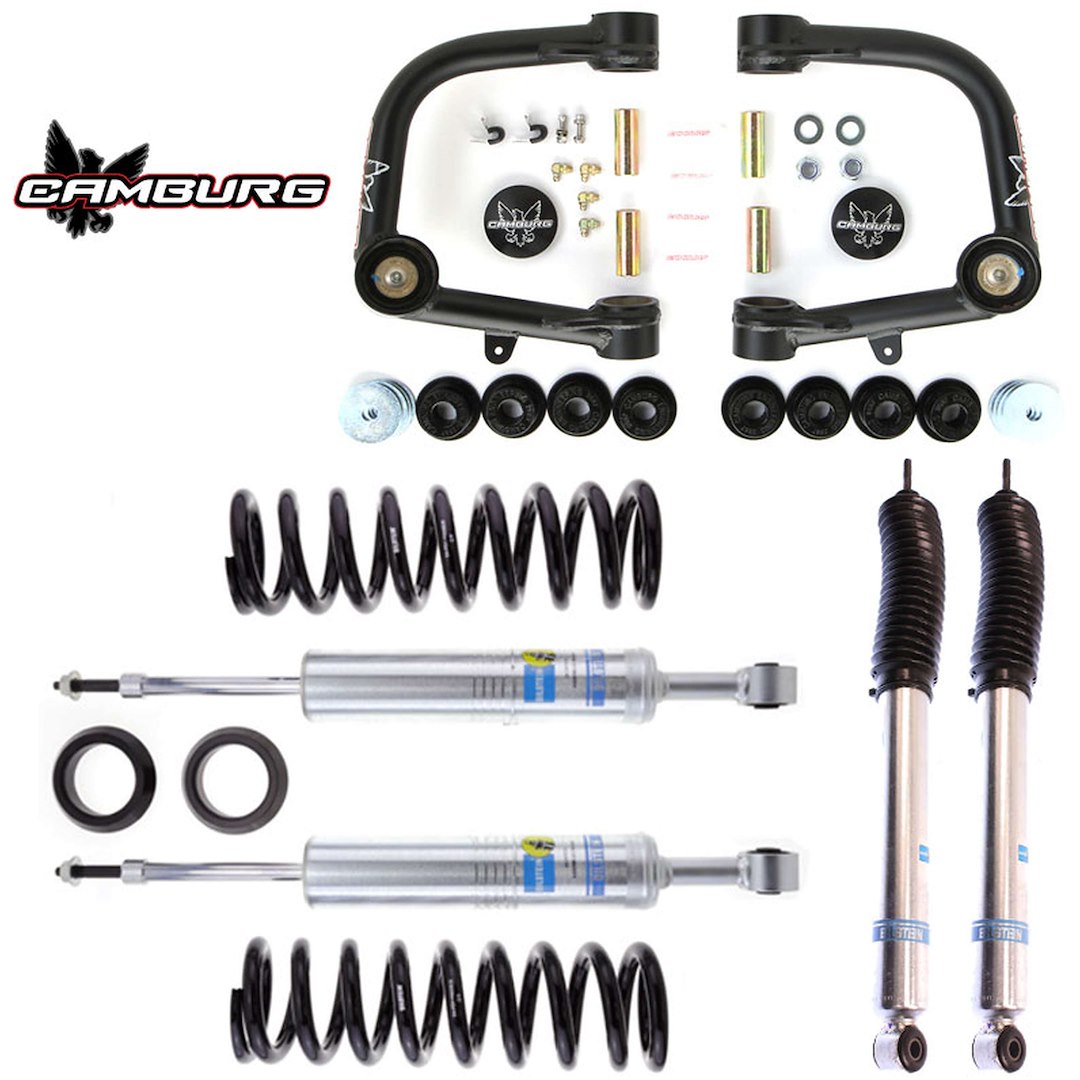 Camburg Leveling Kit Suspension, 1 to 2-1/2 Inch Lift, Coil Over Shock Absorbers – CAM-310098-UC