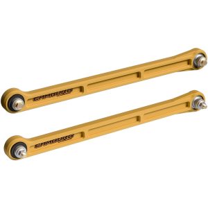 Camburg Control Arm, Kinetik, Boxed, Non Adjustable, Gold, Billet Aluminum, With Pivot Bushings, Set of 2 – CAM-320047-GLD