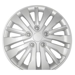 Coast to Coast Wheel Cover, 15 Inch, 5 Split Spoke, Silver, Plastic, Set of 4 – IWC102815S