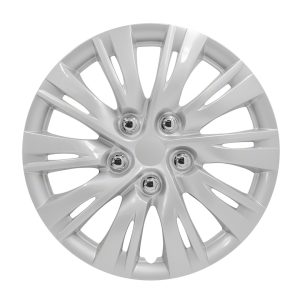 Coast to Coast Wheel Cover, 15 Inch, 10 Split Spoke, Silver, Plastic, Set of 4 – IWC103715S