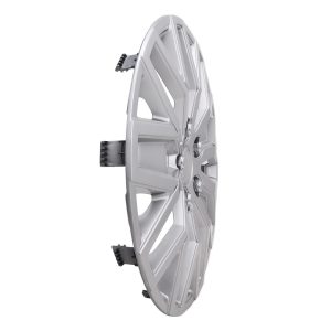 Coast to Coast Wheel Cover, 16 Inch, 10 U Spoke, Painted, Silver, ABS Plastic, Set of 4, Universal Fit Over Most OEM Steel Wheels – 105116S