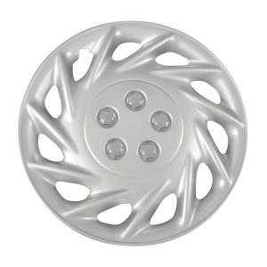 Coast to Coast Wheel Cover, 15 Inch, 11 Spoke, Silver, Plastic, Set of 4 – IWC11815S