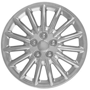 Coast to Coast Wheel Cover, 17 Inch, 15 Spoke, Chrome Plated, Plastic, Set of 4 – IWC18817C