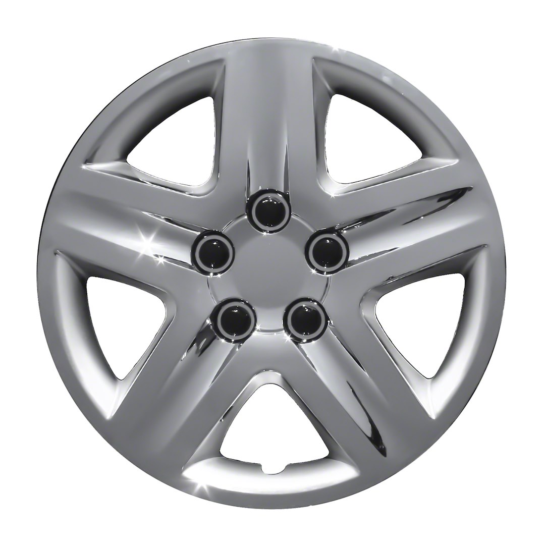 Coast to Coast Wheel Cover, 17 Inch, 5 Spoke, Chrome Plated, Plastic, Set of 4 – IWC43117C