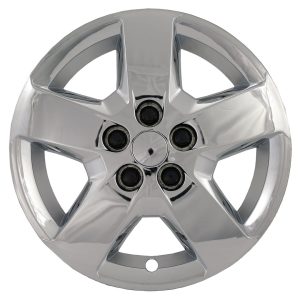 Coast to Coast Wheel Cover, 16 Inch, 5 Spoke, Chrome Plated, Plastic, Set of 4, For 3275 Wheels, Lug Covers – IWC44016C