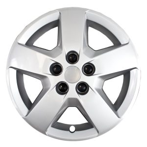 Coast to Coast Wheel Cover, 16 Inch, 5 Spoke, Silver, Plastic, Set of 4, For 3275 Wheels, Lug Covers – IWC44016S