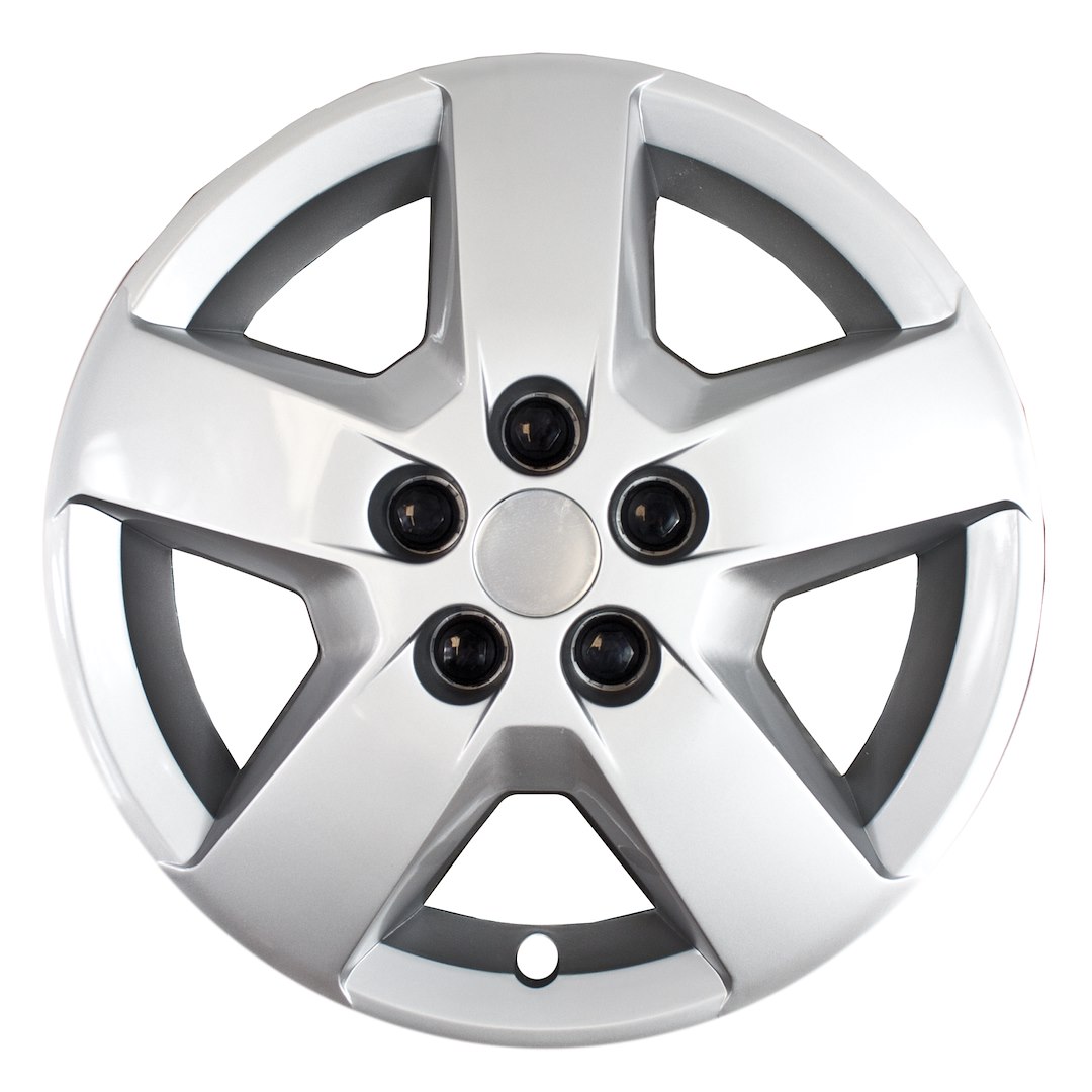 Coast to Coast Wheel Cover, 16 Inch, 5 Spoke, Silver, Plastic, Set of 4, For 3275 Wheels, Lug Covers – IWC44016S
