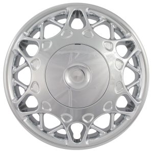 Coast to Coast Wheel Cover, 15 Inch, 12 Split Spoke, Chrome Plated, Plastic, Set of 4, Lug Covers – IWC44115C