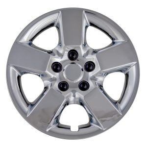Coast to Coast Wheel Cover, 16 Inch, 5 Spoke, Chrome Plated, Plastic, Set of 4, Standard Leg – IWC44316C