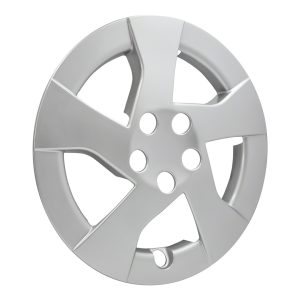 Coast to Coast Wheel Cover, 15 Inch, 5 Directional Spoke, Silver, Plastic, Set of 4, Standard Leg – IWC44815S