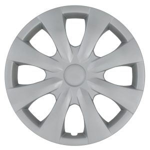 Coast to Coast Wheel Cover, 15 Inch, 8 Spoke, Silver, Plastic, Set of 4, Standard Leg – IWC45015S
