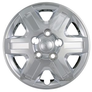 Coast to Coast Wheel Cover, 16 Inch, 6 Spoke, Chrome Plated, Plastic, Set of 4, Bolt on – IWC45116C