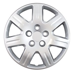 Coast to Coast Wheel Cover, 16 Inch, 7 Spoke, Silver, Plastic, Set of 4, Bolt on – IWC45216S